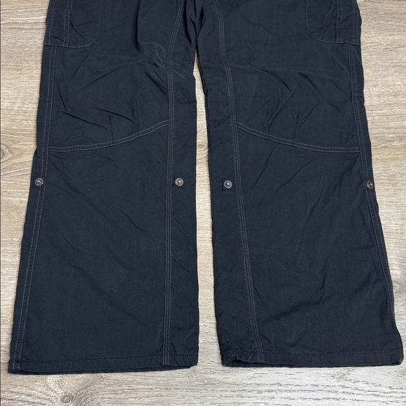 KUHL Women’s Black Freeflex Roll-Up Hiking Pants Sz 16 Short - Picture 4 of 12